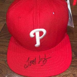 Philadelphia Phillies New Era Hat Signed "Tony B" (Likely Antonio Bastardo) NWT
